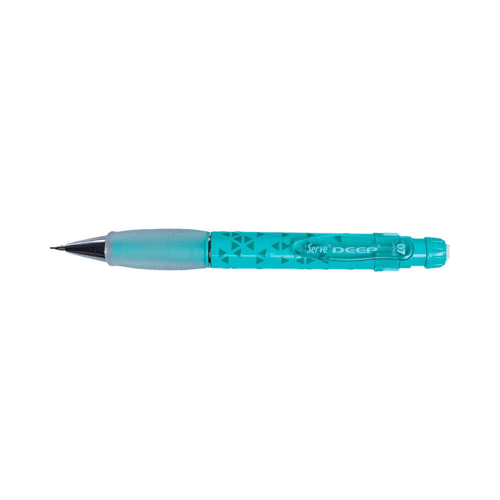 Serve Triangle Printed 0.7mm Mechanical Pencil - Green 