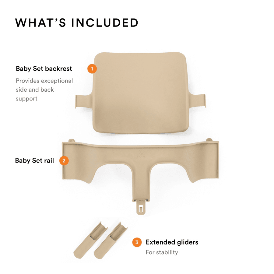 Stokke Tripp Trapp Baby Set V2 (White)