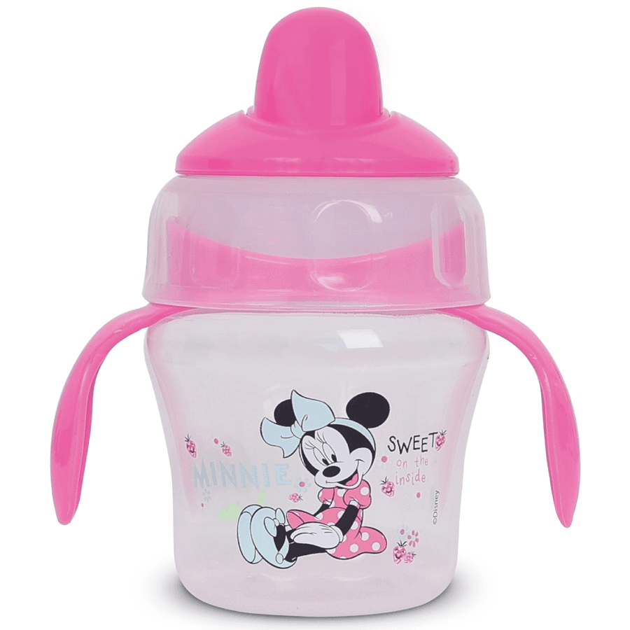 Disney Bpa Free Double Handle Sipper With Lid 4Oz (Pink)