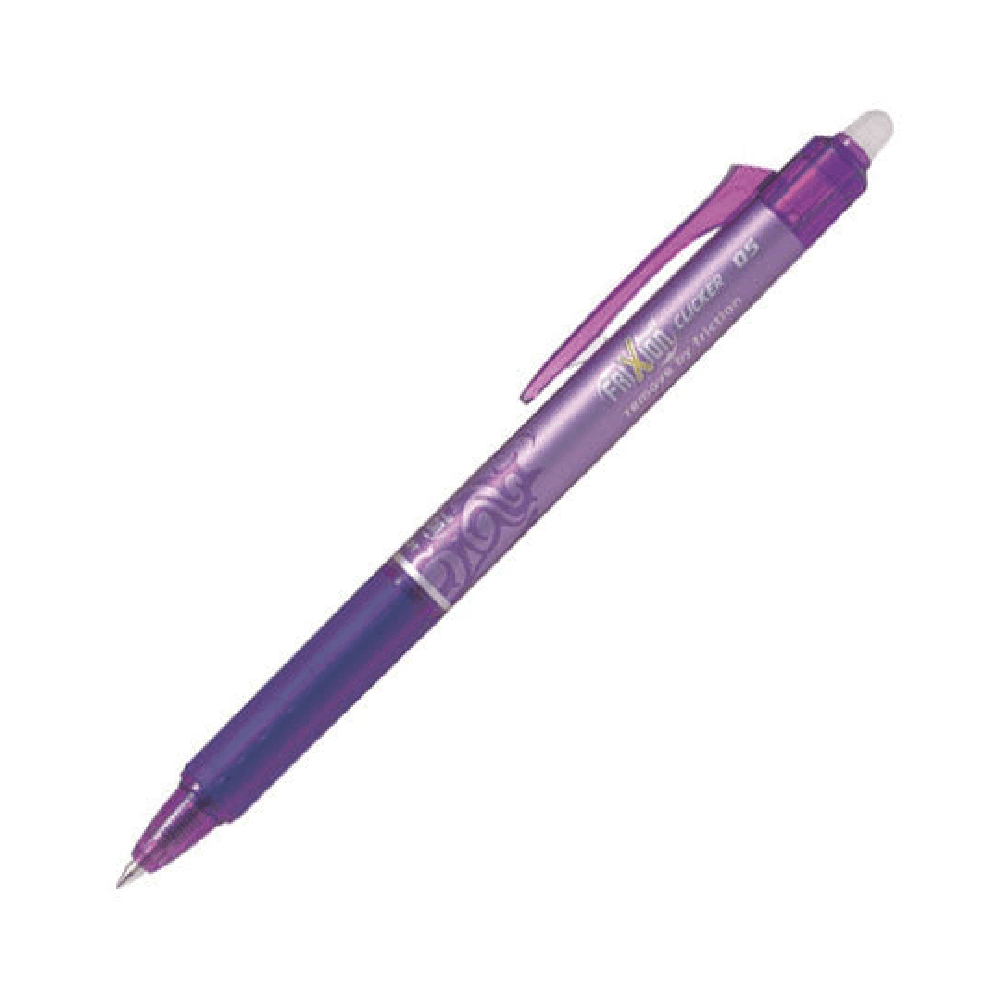 Pilot FriXion Clicker Erasable 0.5mm Ball Pen - Purple 767