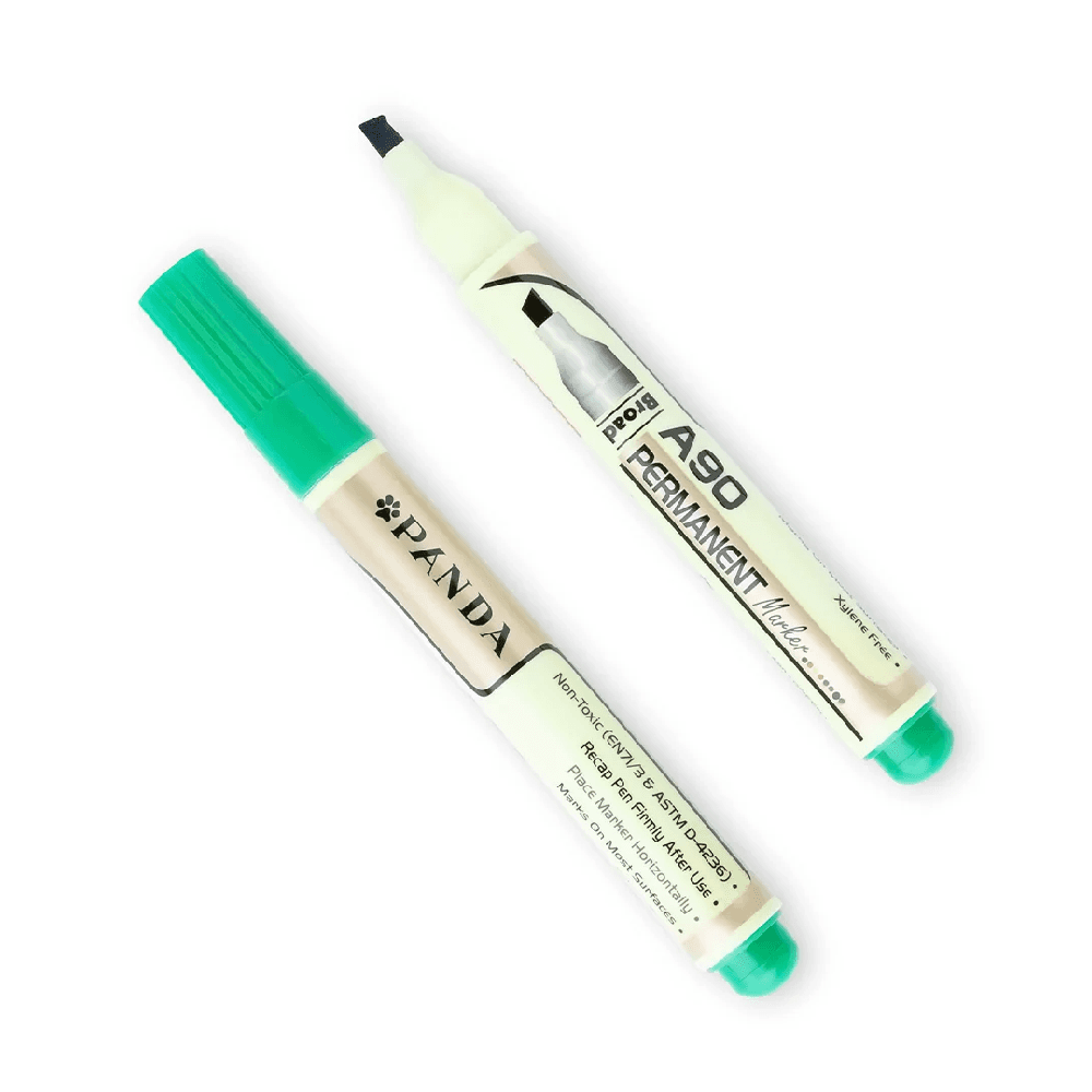 Panda Permanent Chisel Marker A90 - Green