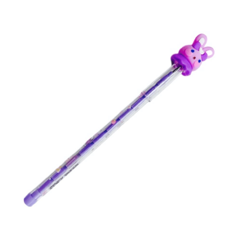 Bow Tie Rabbit Non Sharpening Push Pencil - Purple 15778