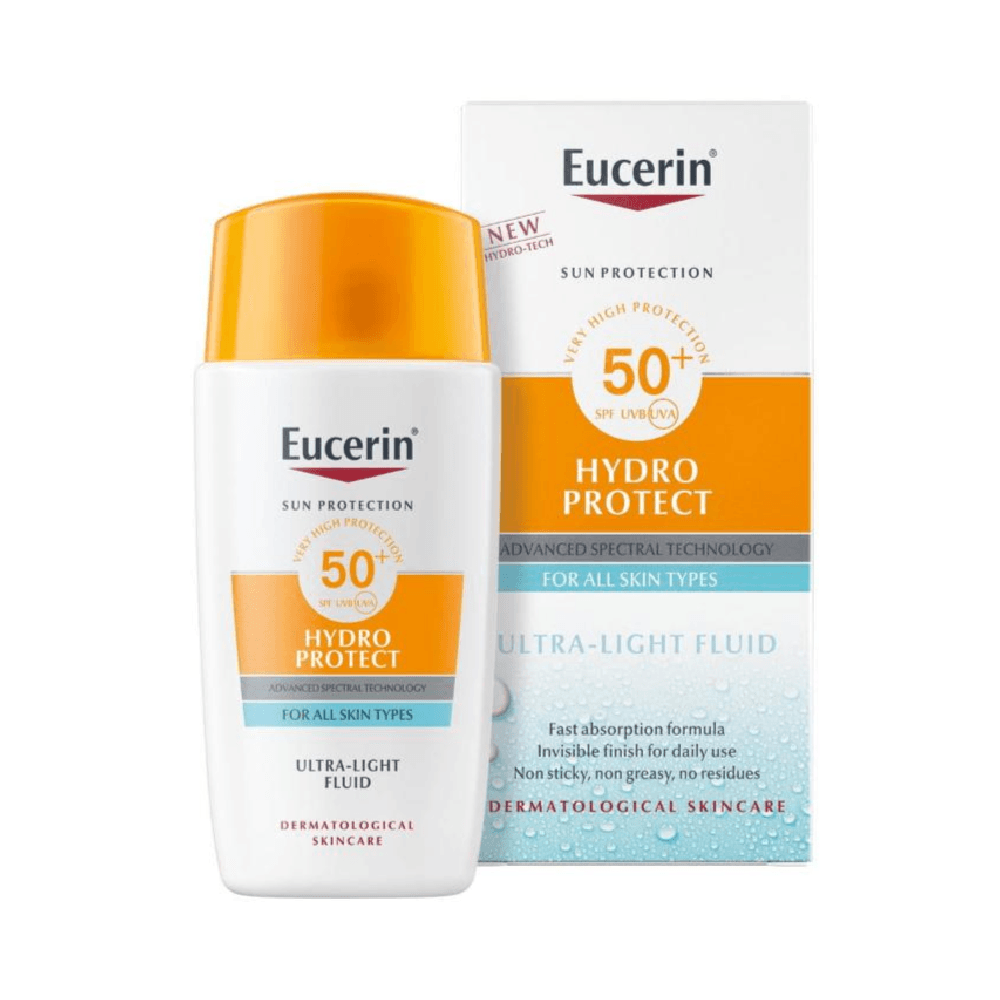 Eucerin SPF50+ Hydro Protect Ultra Light Fluid Sunscreen 50ml