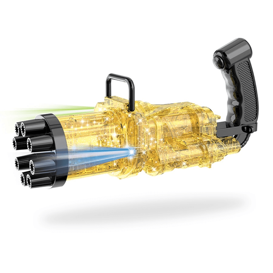 Little Story 8 Holes Bubble Machine Kids Gun (Yellow)