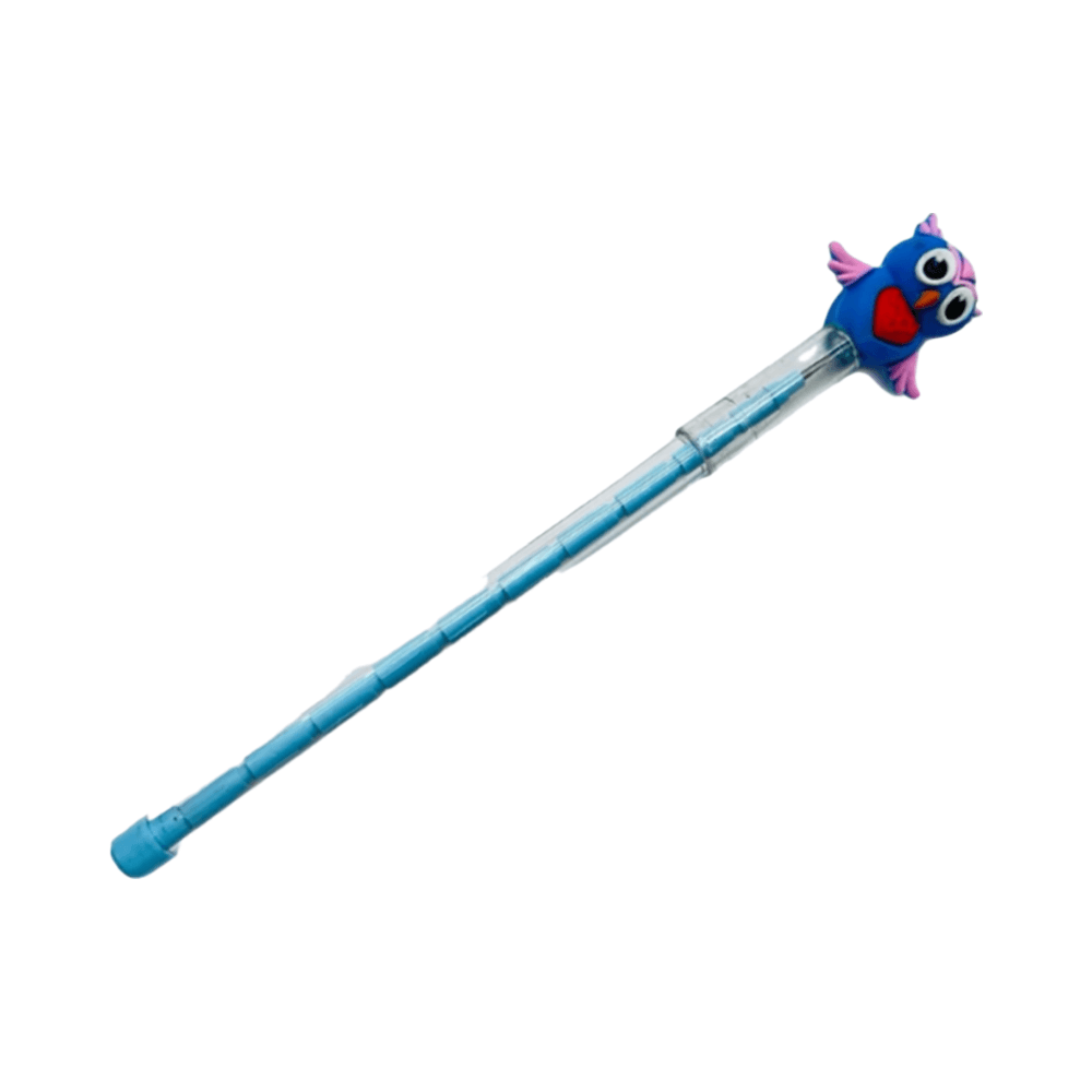 Cute Little Owl Push Pencil Head - Blue 15719