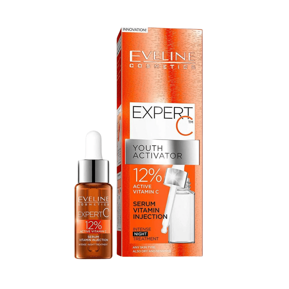Eveline Cosmetics Expert C Youth Activator Serum Vitamin Night Injection 18ml