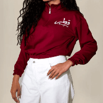 QND Maroon Crop Sweater 