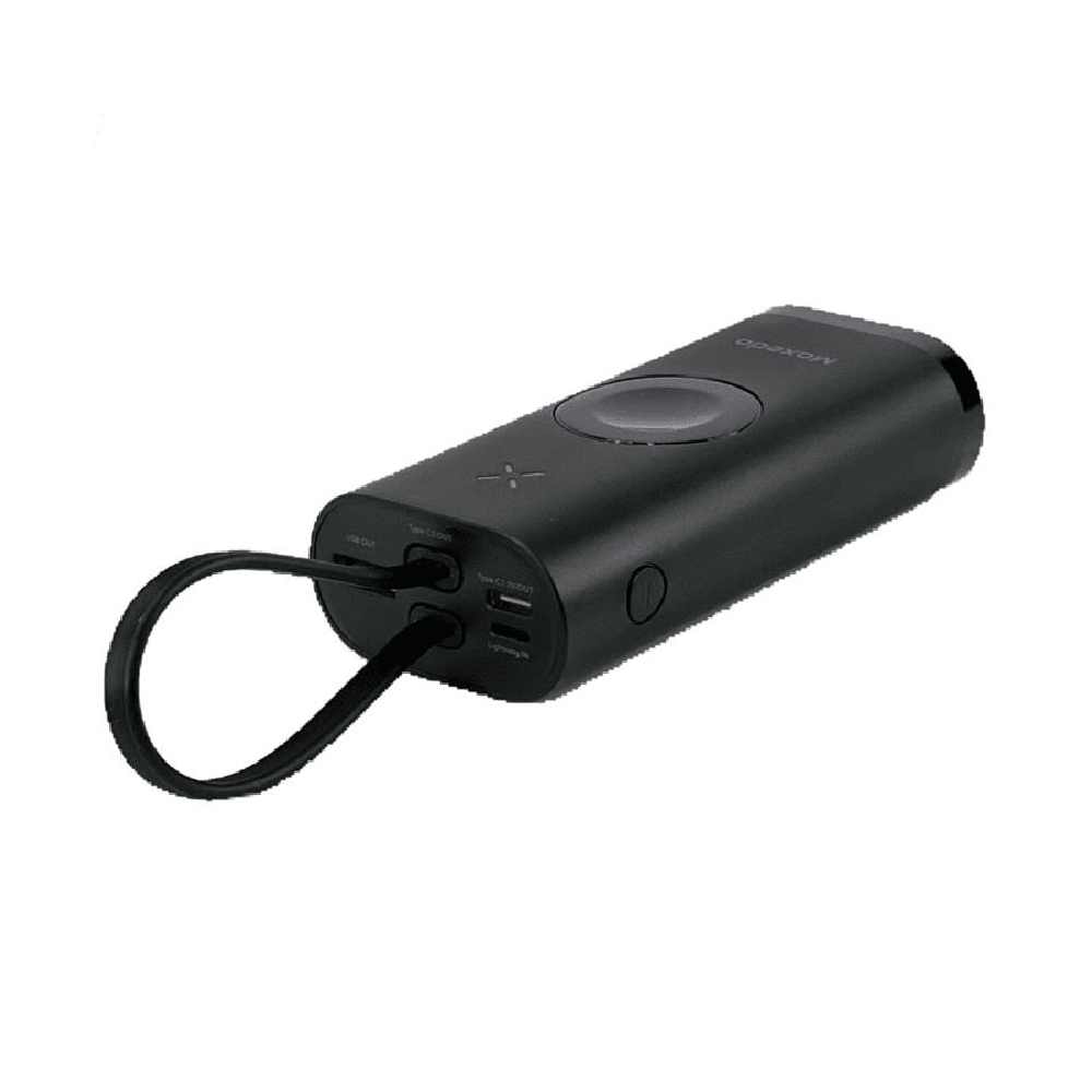 Moxedo Ultra Compact 10000 mAh Power Bank With Built In Apple Watch Charger & Fast iPhone Cable