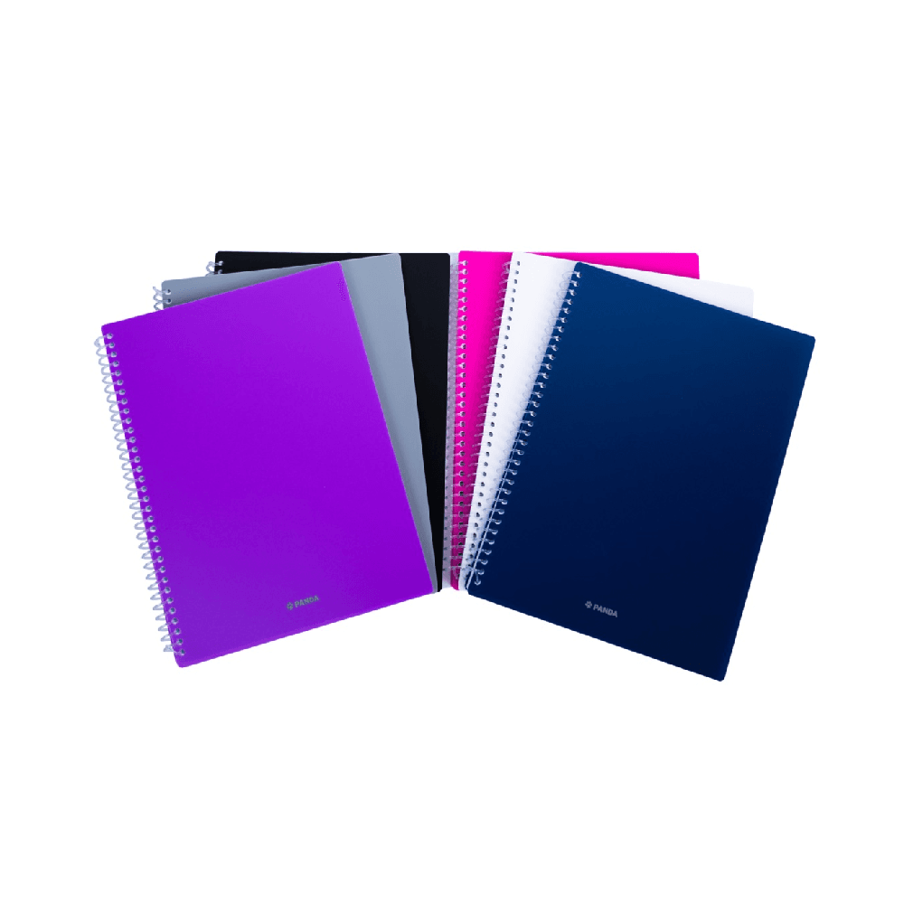 Panda A4 Blank Spiral Notebook 80gsm With Durable Cover 80 Sheets