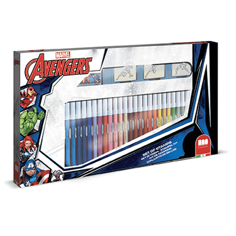 Multiprint Avengers Felt Tip Pens Set (Pack Of 41)