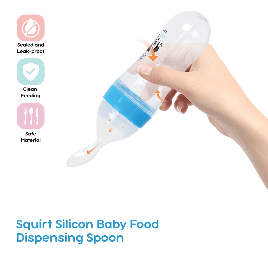Disney Silicone Food Dispensing Spoon Mickey Mouse 90Ml