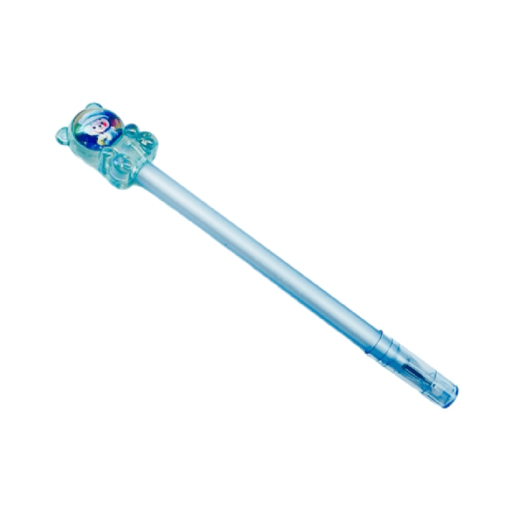Teddy Bear Crystal Ballpoint Pen - Blue 15932