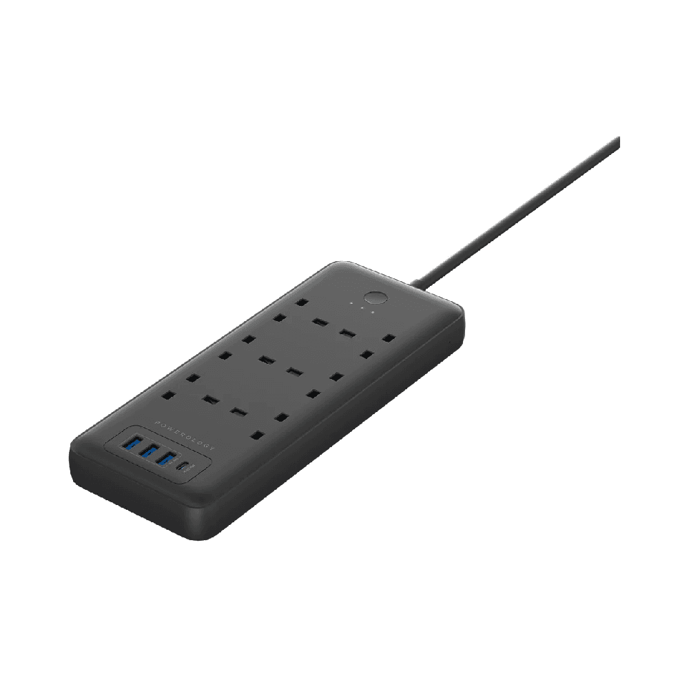 Powerology Multi Port PD 30W Smart Power Strip 3m