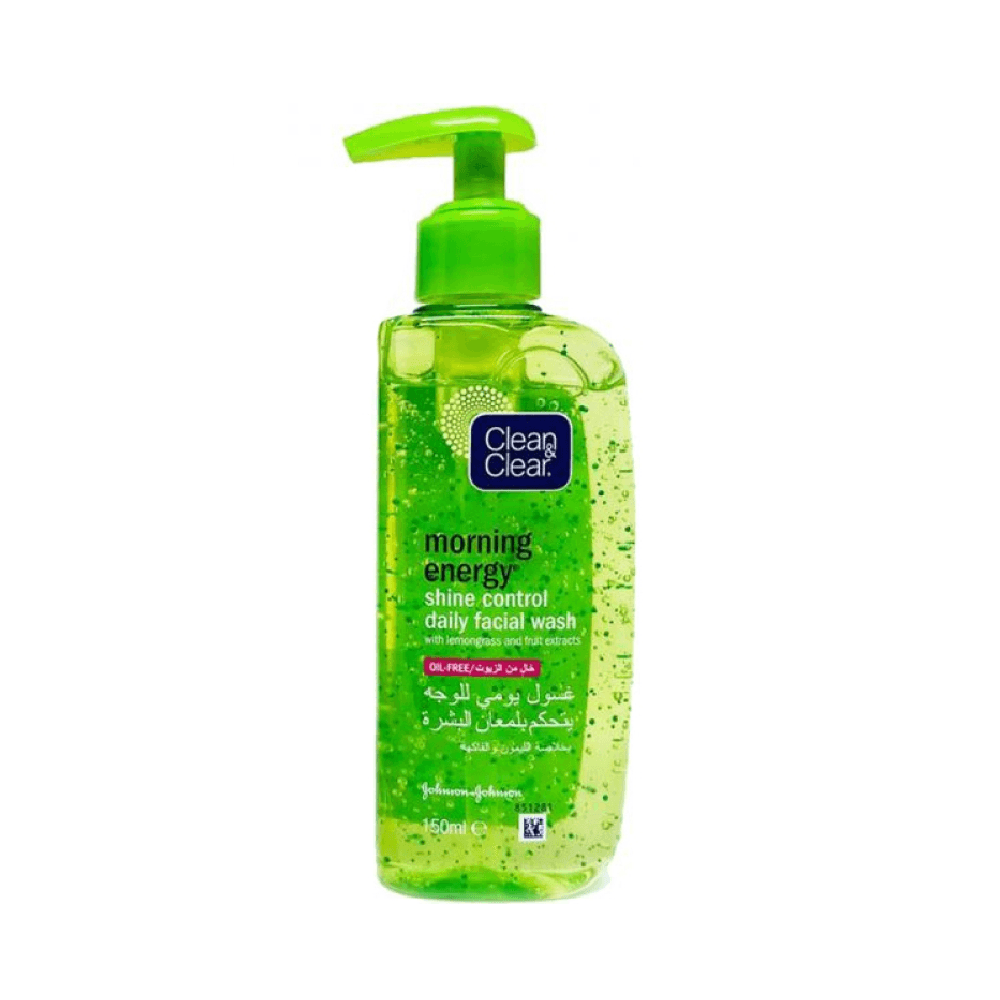 Clean & Clear Morning Energy Shine Control Daily Facial Scrub 150ml