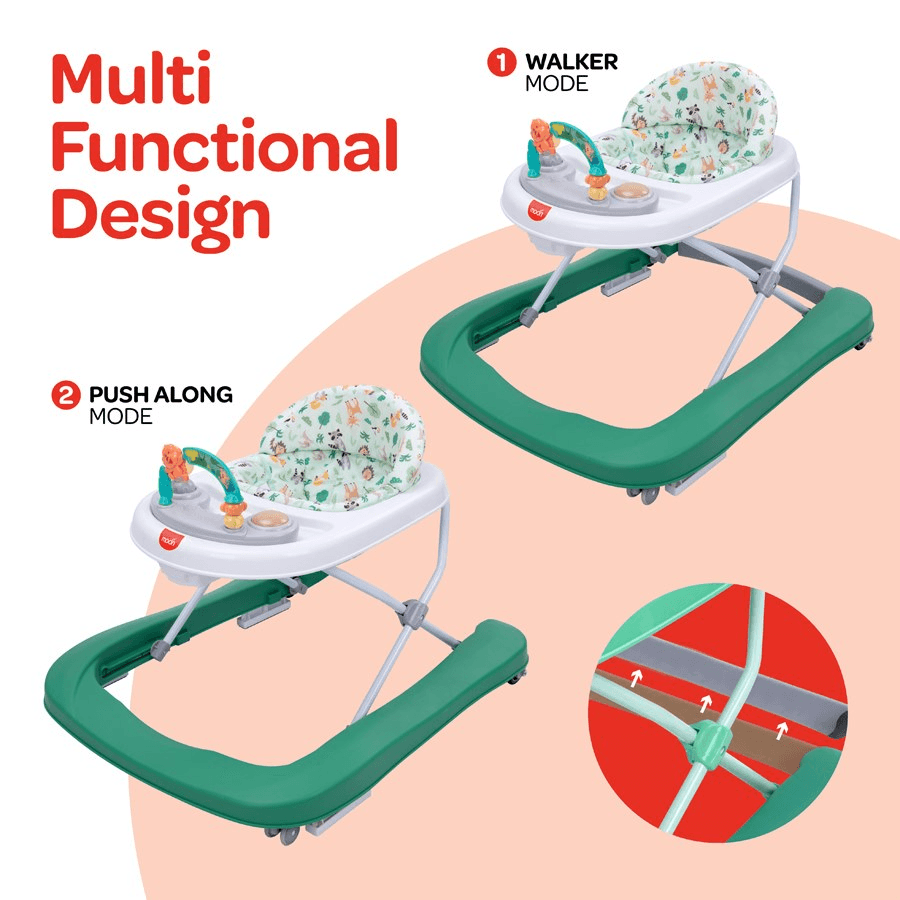 Moon Stride Baby Walker (Green)