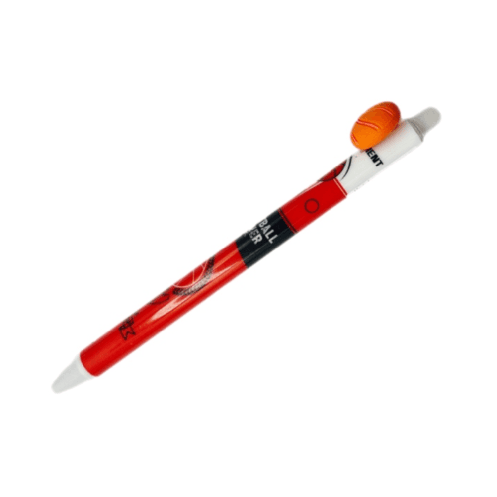 Basketball Sports 0.5mm Tip Blue Erasable Pen - Red 11724