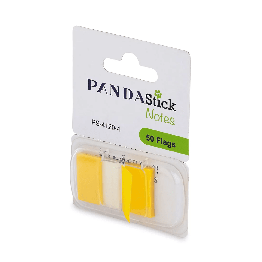 Panda Stick Notes Flags - Yellow Ps-4120-4