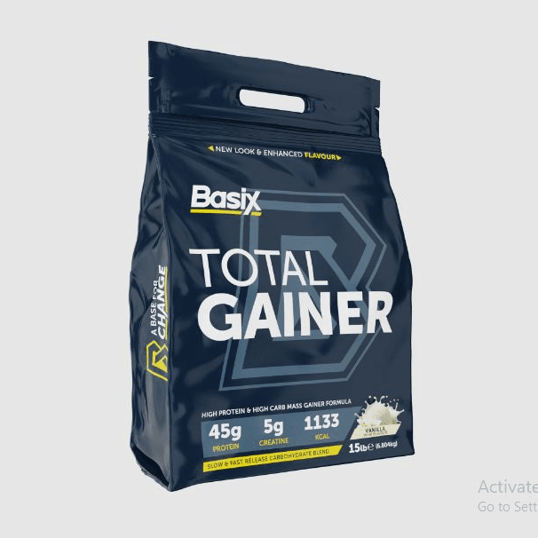 Basix Total Gainer Vanilla Whip 15Lbs