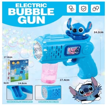 Stitch  Electric Bubble Gun 