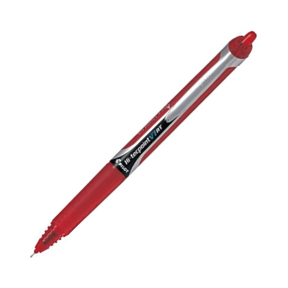 Pilot Hi-Tecpoint V7 RT Liquid Ink 0.7mm Rollerball Pen - Red 12092