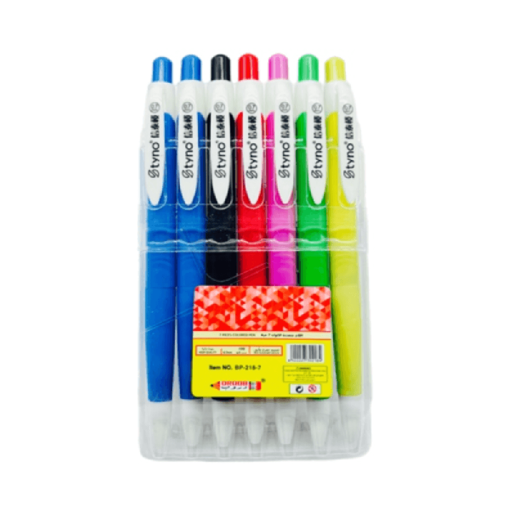 Droob Colored 0.7mm Pen 7Pcs 15852