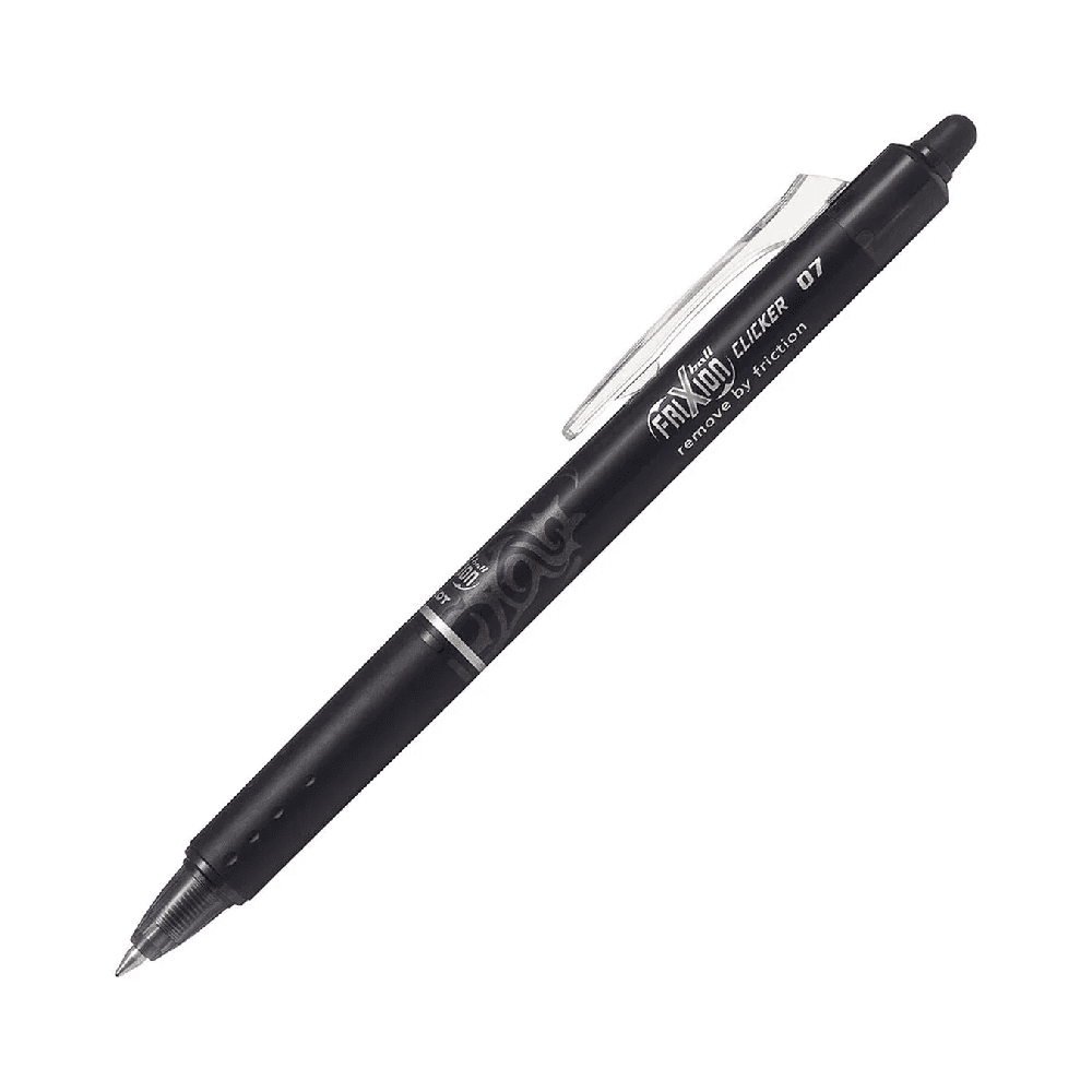 Pilot FriXion Clicker Erasable 0.7mm Ball Pen - Black 757