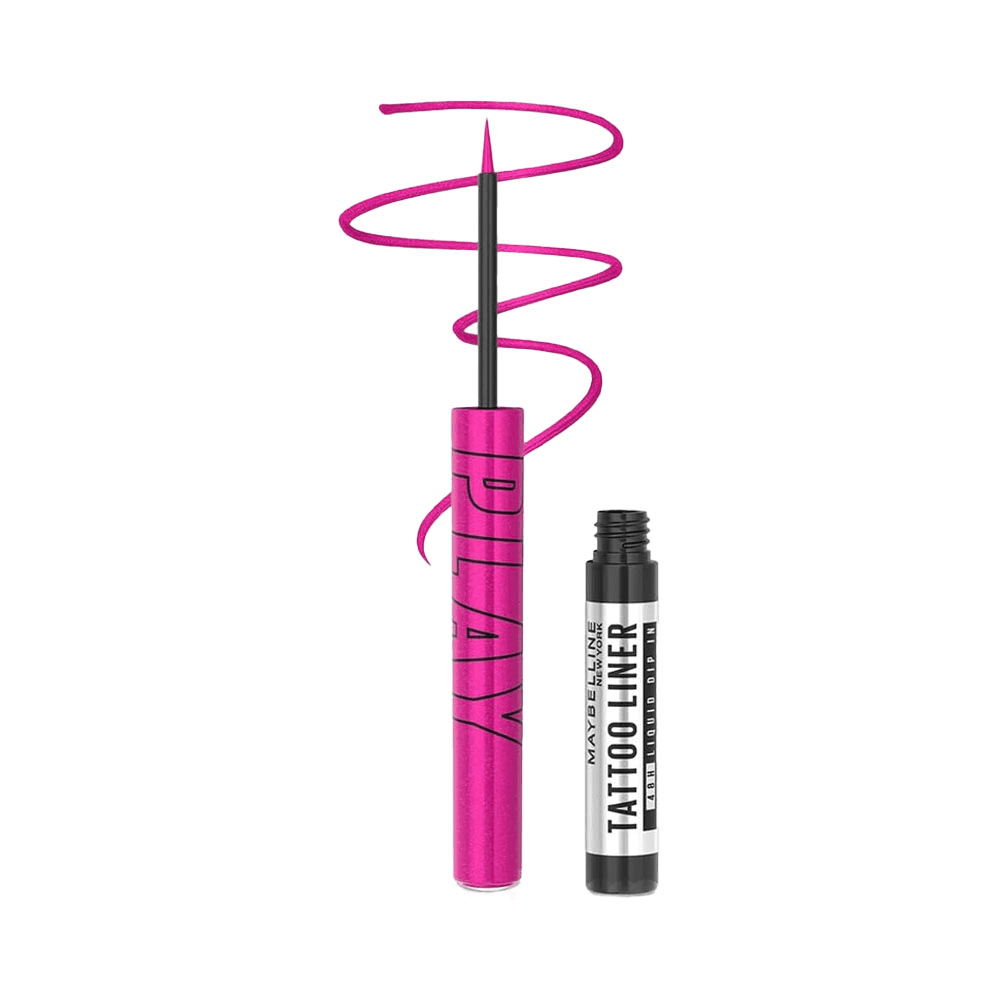 Maybelline Eyeliner Pencil Tattoo Liner Play Punch - Metallic Pink