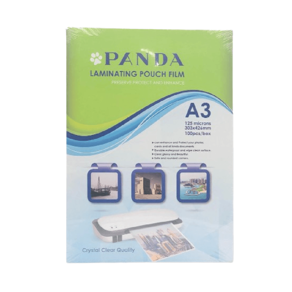 Panda  A3 Px100 125 Mic Laminating Pouches