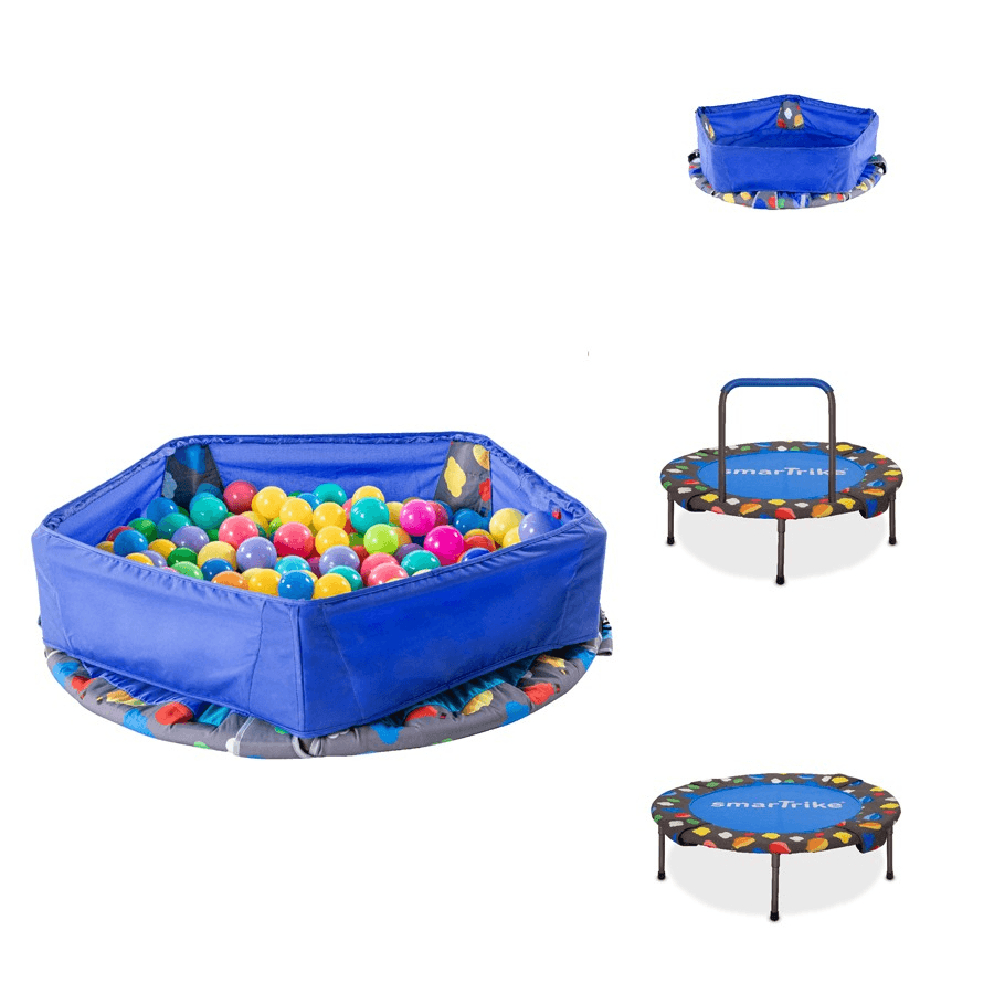 Smartrike Activity Center 3In1 Trampoline (Dark Blue)
