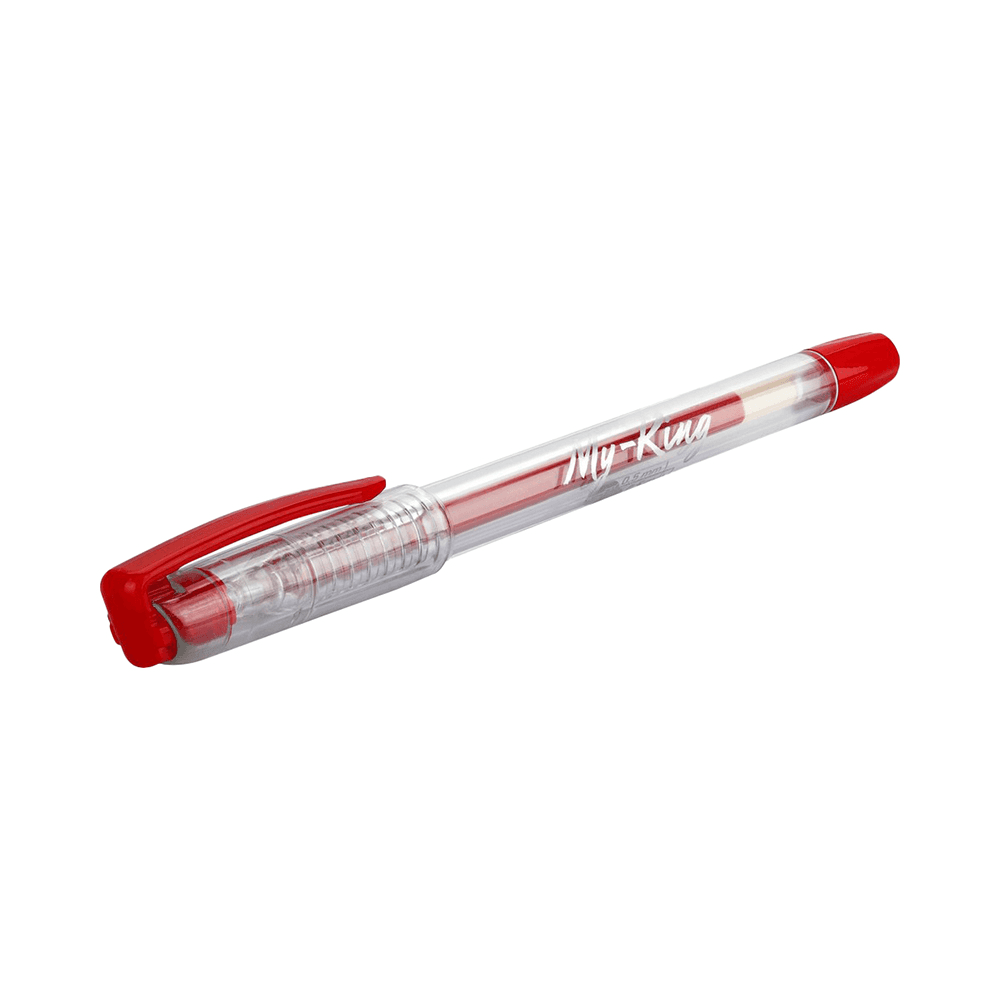 Pensan My-King 0.5mm Gel Pen 12Pcs - Red 2227