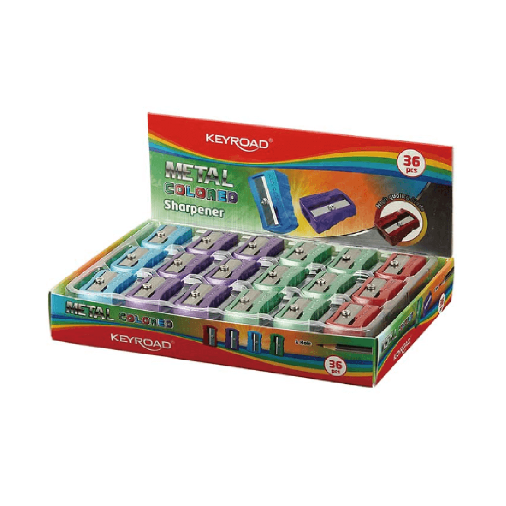 Keyroad 1 Hole Metal Sharpener 36Pcs Kr971865