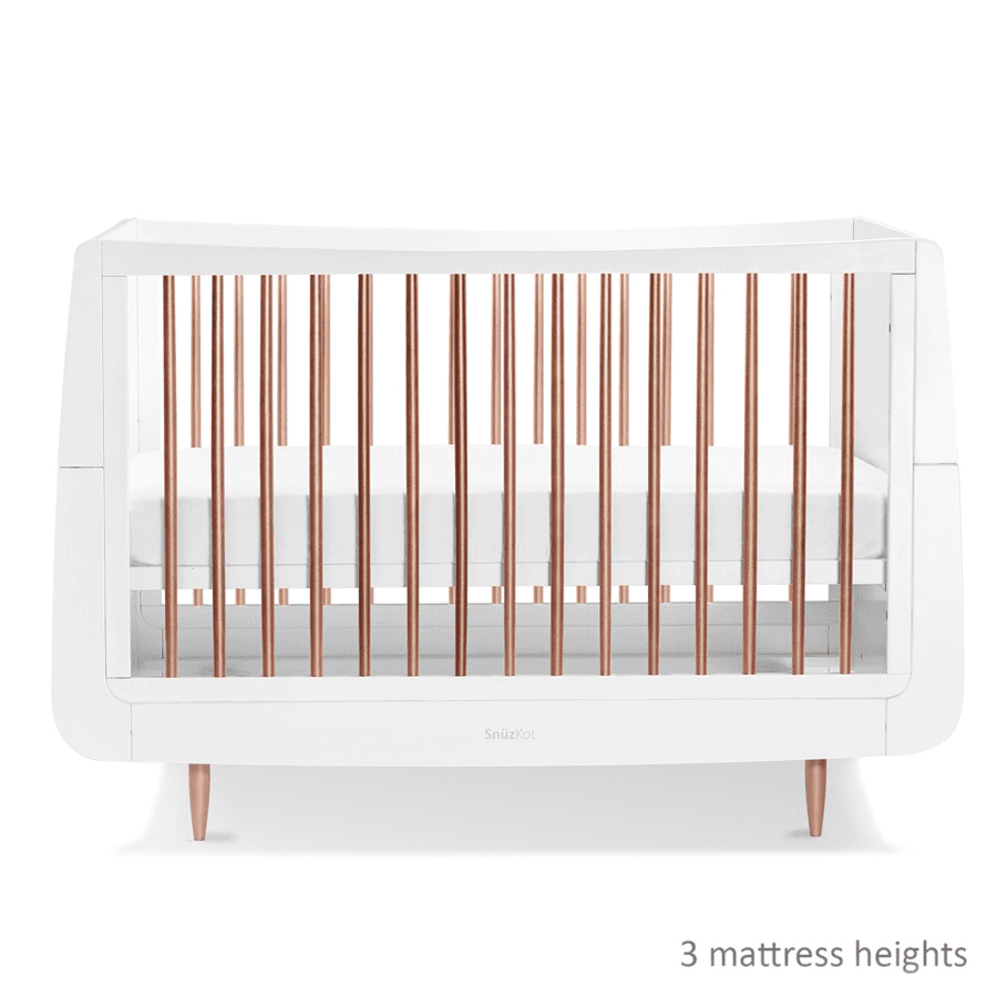 Snuzkot Skandi Cot Bed (Rose Gold)