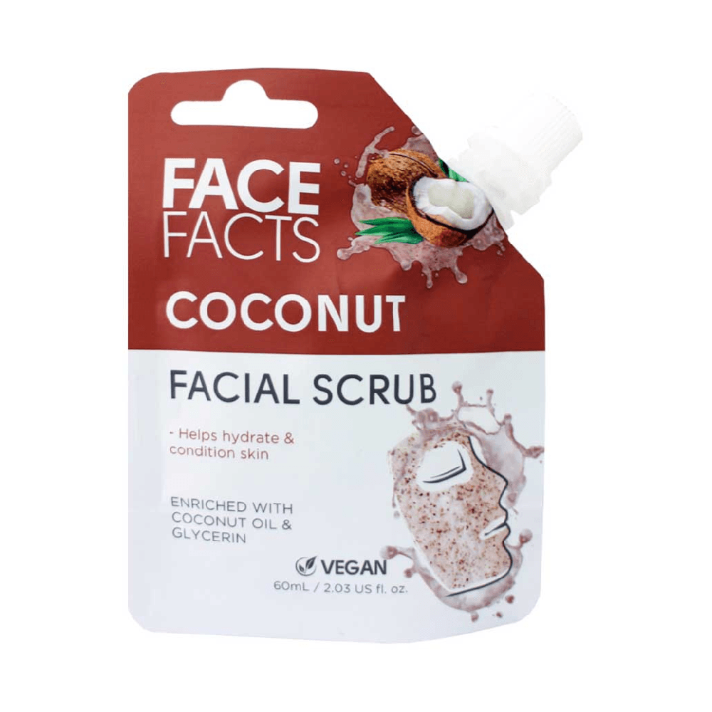 Face Facts Coconut Facial Scrub 60ml