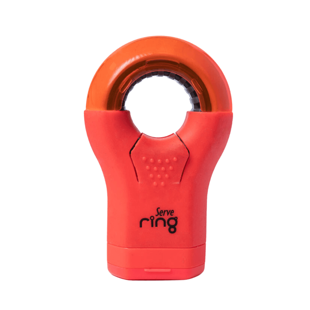 Serve E Ring Eraser & Sharpener - Red 