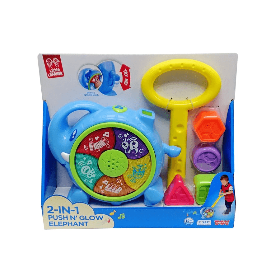 Little Learner Musical Push Elephant