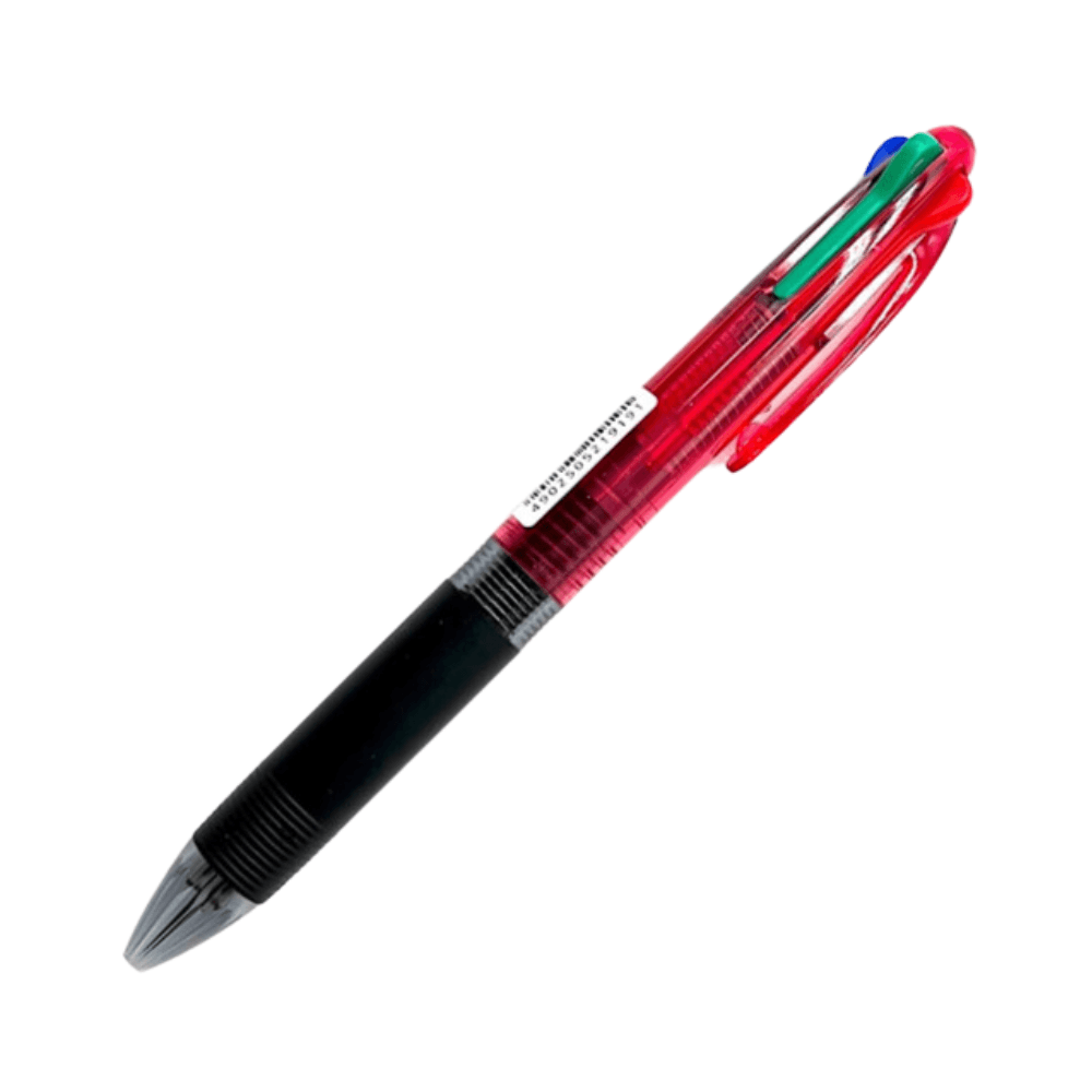 Pilot Gp4 Feed 1.0mm 4 Colours Ballpoint Pen - Red 815
