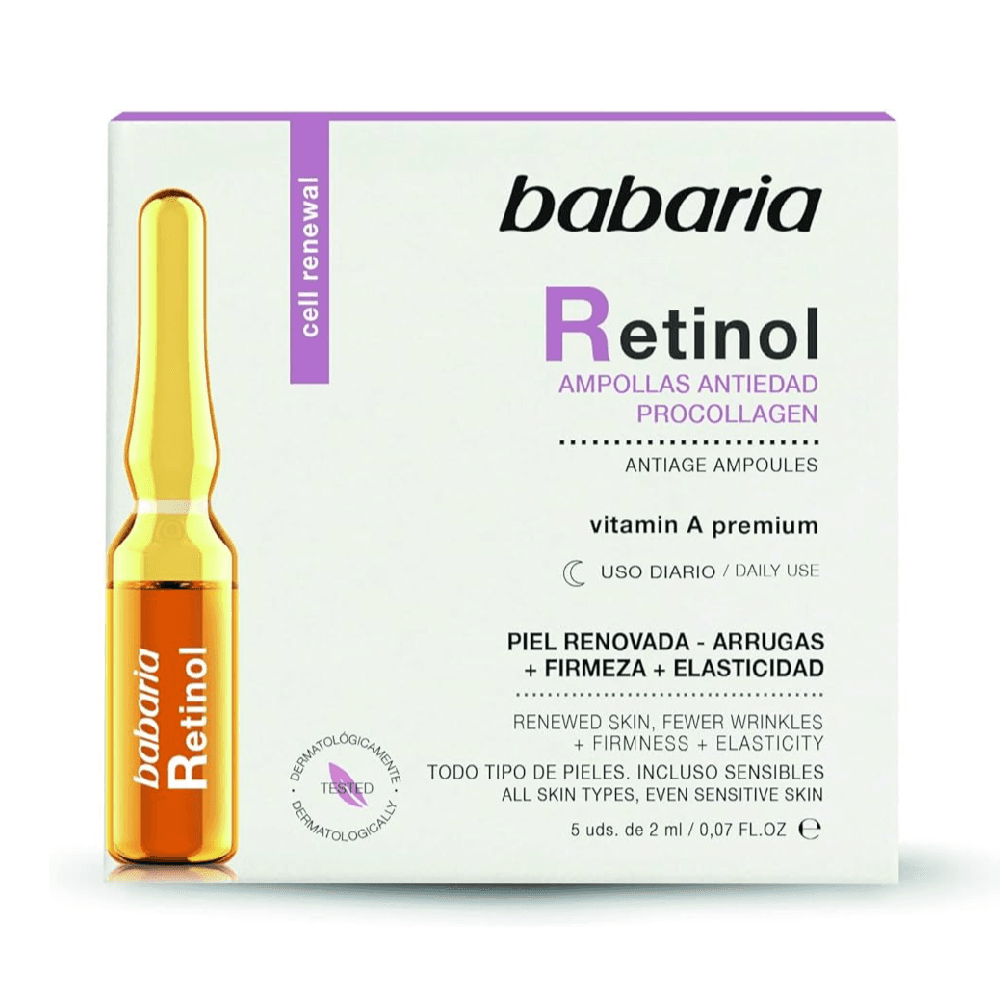 Babaria Retinol Anti Age Night Time Ampoules 5x2ml