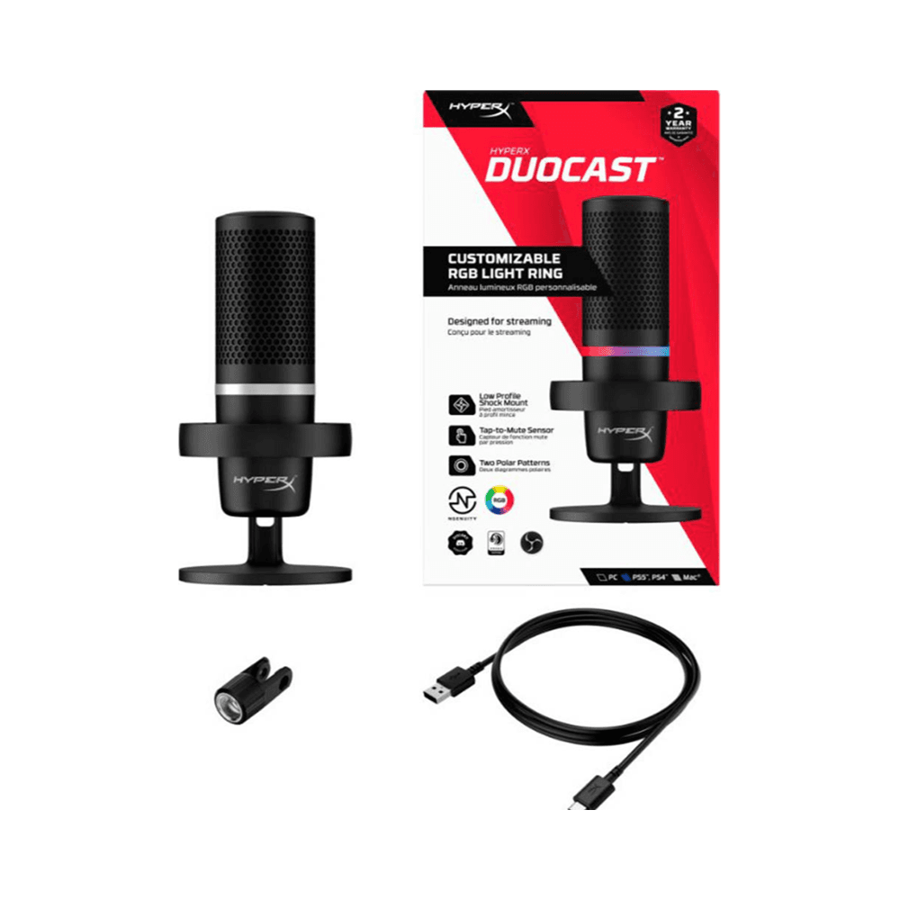 HyperX DuoCast 4P5E2Aa USB Microphone