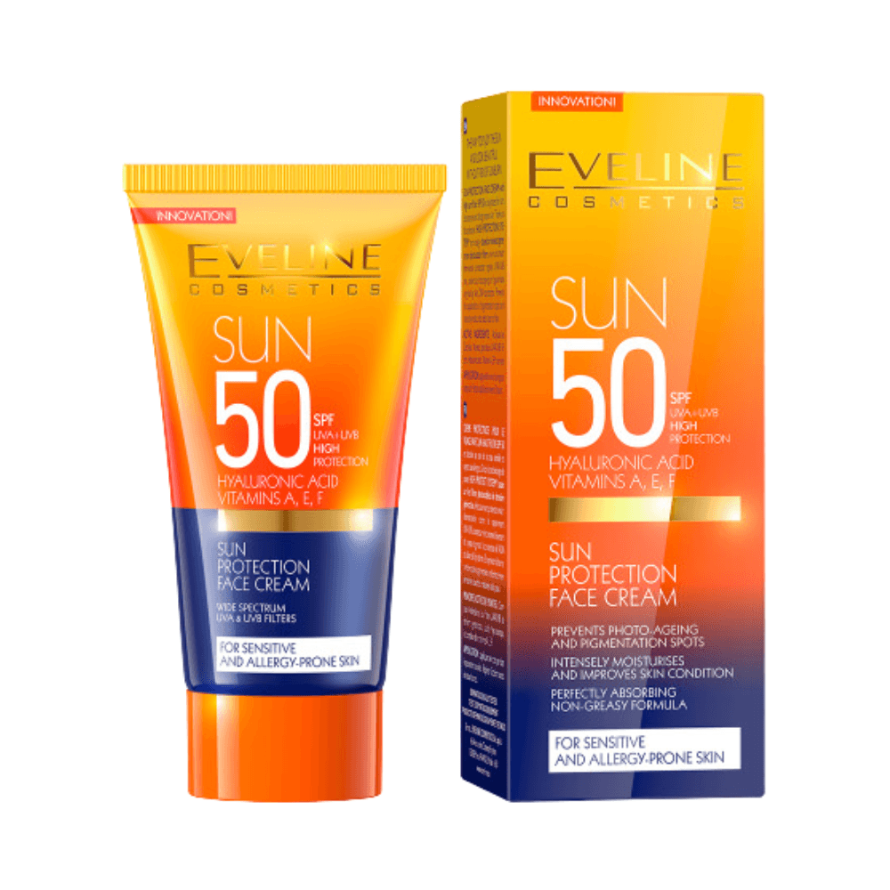 إيفيلين كريم واقي شمس للوجه SPF 50+ حماية 50 مل
