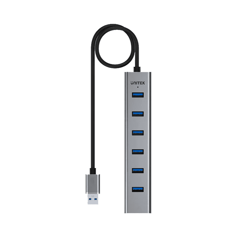Unitek Hub 7 x USB 3.0 with BC 1.2 Alu Y-3090