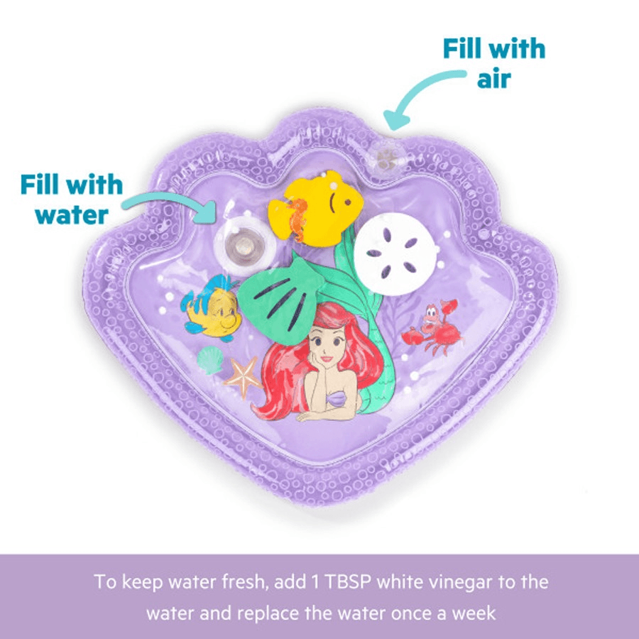 Bright Starts The Little Mermaid Sea Treasures Tummy Time Water Mat