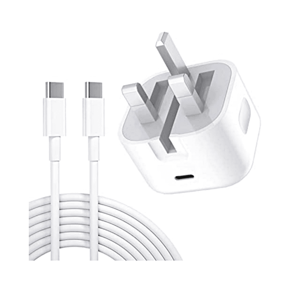 20W USB-C Power Adapter with USB-C To C Cable For iPhone 2m