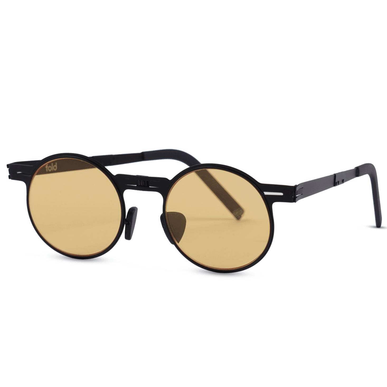 Venus Black On Yellow Sunglasses