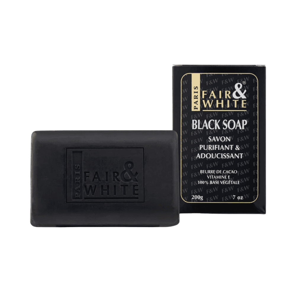 Fair & White Black Soap 200g