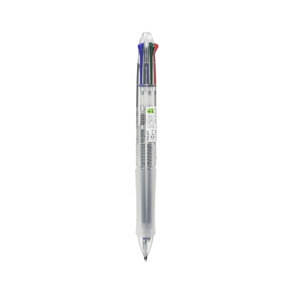 Pilot Acroball 4 Colour Blue Black Red & Green 0.7mm Ballpoint Pen - Clear 12141