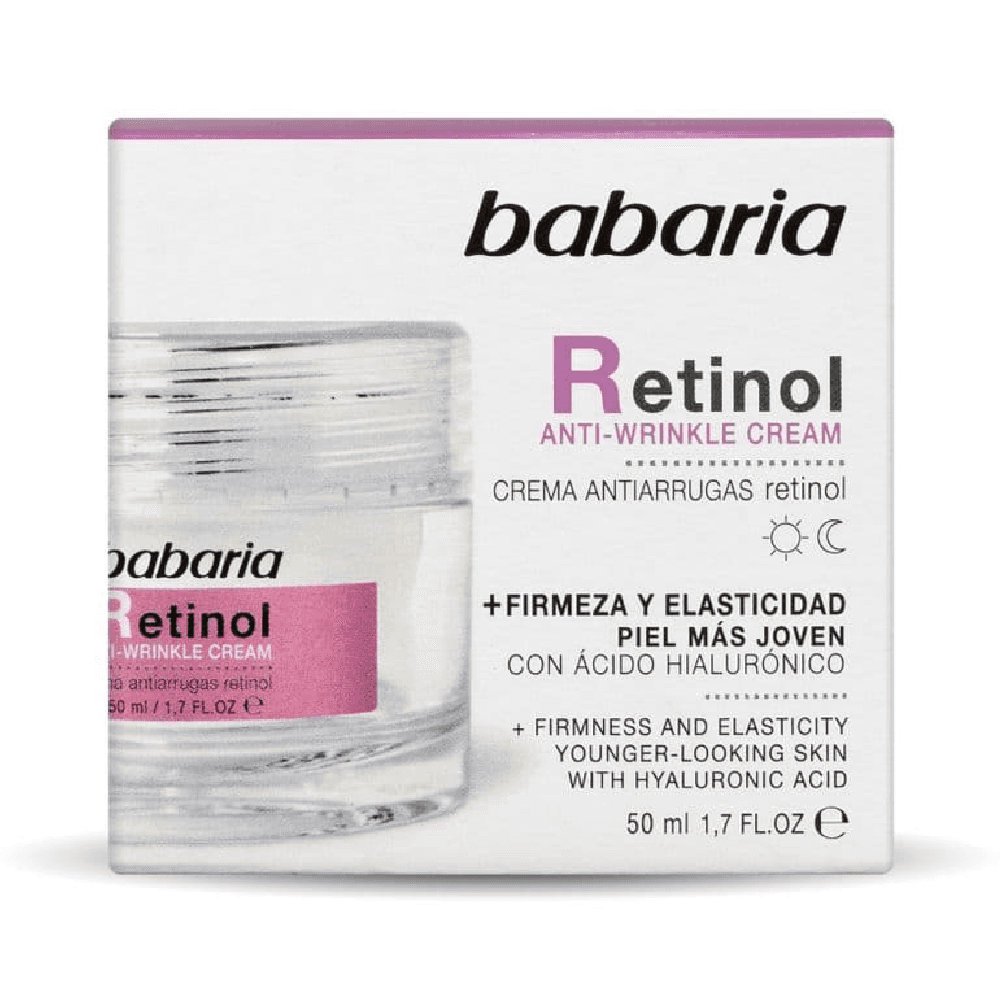 Babaria Retinol Anti Wrinkle Daily Use Hyaluronic Acid Cream 50ml