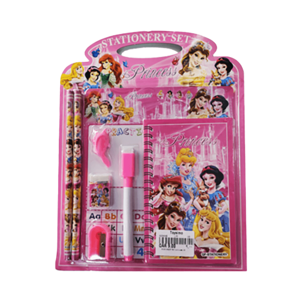 Princess 7 In 1 Stationery Set