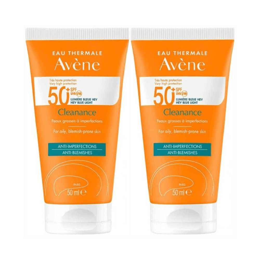 Avene Cleanance SPF50+ Sun Cream 50ml 1+1 Offer Pack