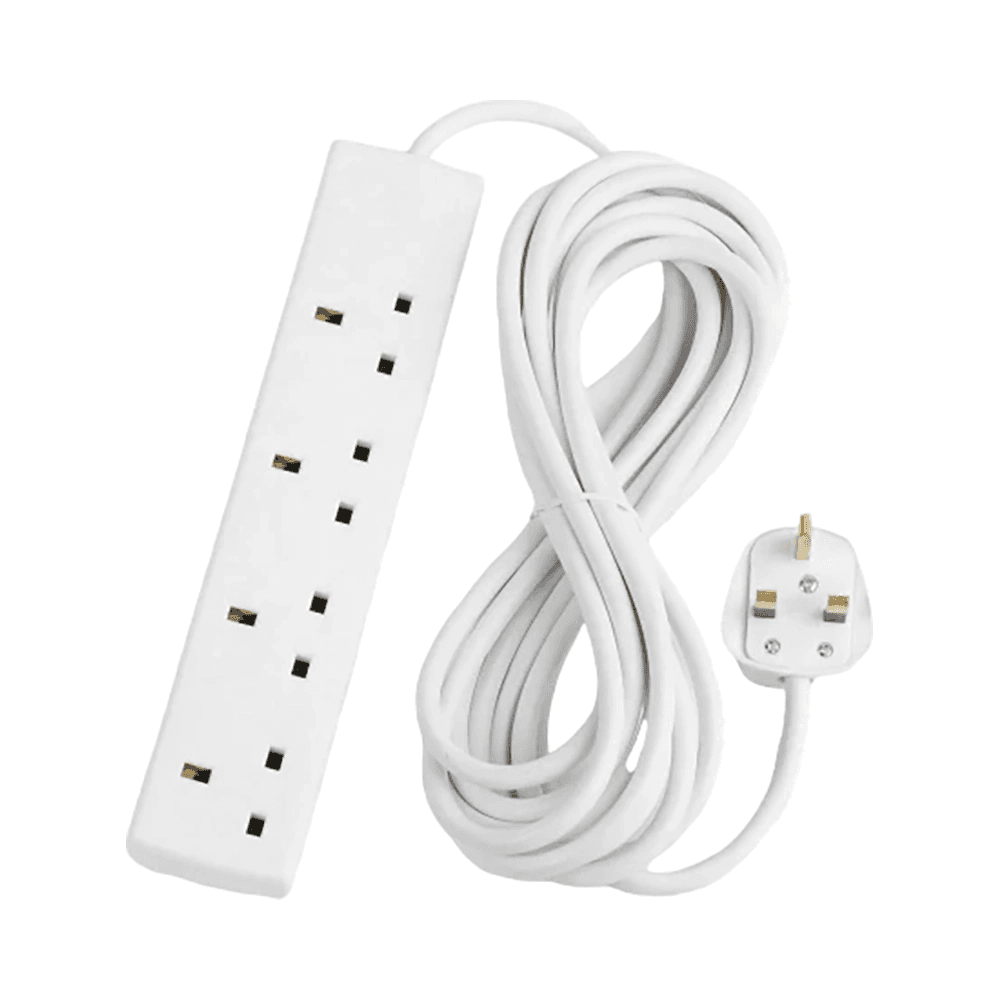 Electric USB 4 Way Extension Socket Cord 3m