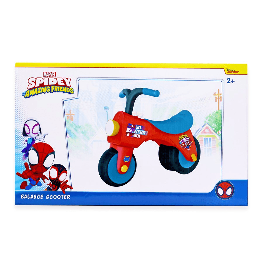 Disney Marvel Spidey & His Amazing Friends Ride On With Lights (Red/Blue)